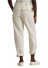 Ralph Lauren: Polo Ricky Cotton Utility Straight-Leg Pants