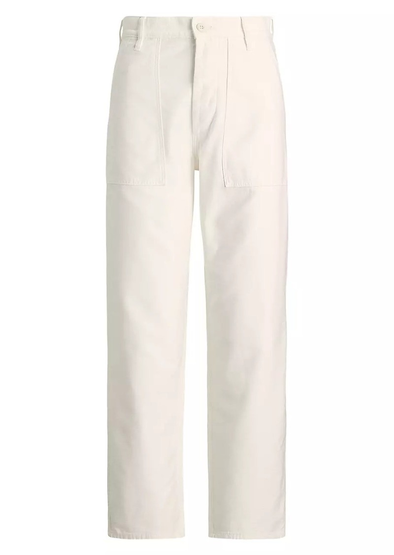 Ralph Lauren: Polo Ricky Cotton Utility Straight-Leg Pants