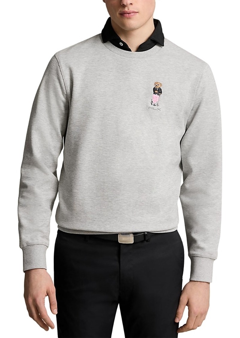 Ralph Lauren Polo Rlx Ralph Lauren Cotton Regular Fit Embroidered Bear Sweatshirt