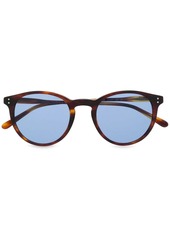 Ralph Lauren Polo round blue-tint sunglasses
