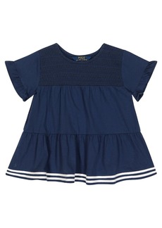 Ralph Lauren: Polo Polo Ralph Lauren Kids Ruffle-trimmed cotton dress