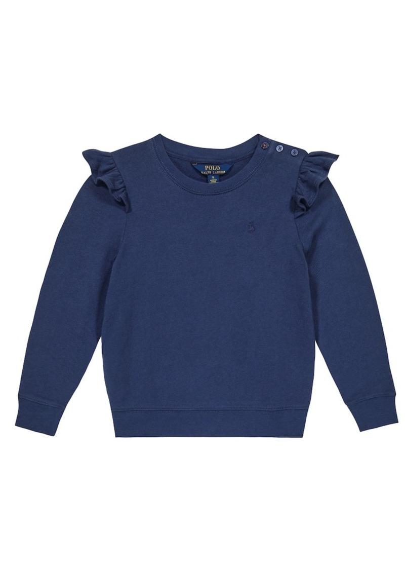 Ralph Lauren: Polo Polo Ralph Lauren Kids Ruffled cotton sweatshirt