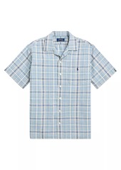 Ralph Lauren Polo Rustic Plainweave Plaid Sport Shirt