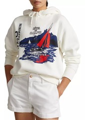 Ralph Lauren: Polo Sailboat Graphic Fleece Hoodie