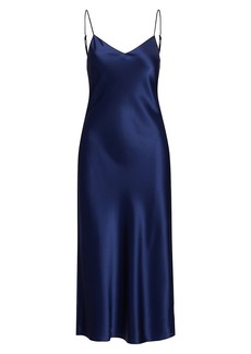 Ralph Lauren: Polo Satin Cocktail Dress