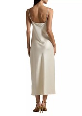 Ralph Lauren: Polo Satin Slip Midi-Dress