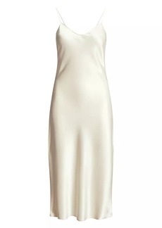 Ralph Lauren: Polo Satin Slip Midi-Dress