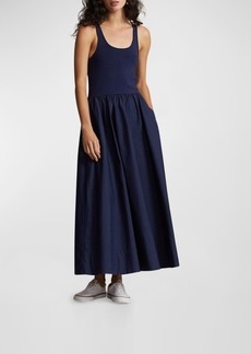 Ralph Lauren: Polo Shirred Fit-&-Flare Maxi Dress