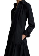 Ralph Lauren: Polo Shirred Yoke Oxford Maxi Shirtdress