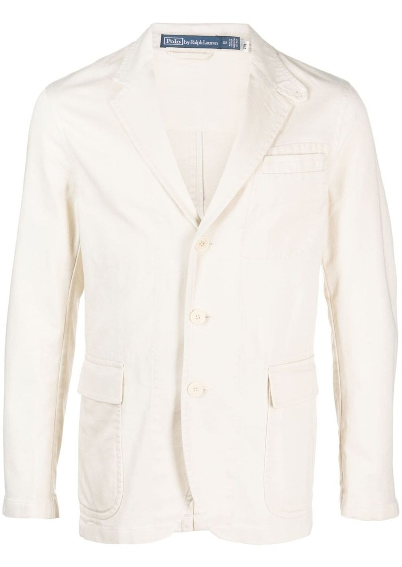 Ralph Lauren Polo single-breasted cotton blazer