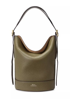 Ralph Lauren: Polo Small Bellport Leather Bucket Bag