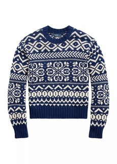 Ralph Lauren: Polo Snowflake Wool-Blend Sweater