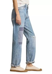 Ralph Lauren: Polo Straight-Leg Patchwork Jeans