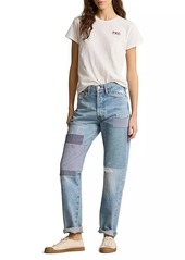 Ralph Lauren: Polo Straight-Leg Patchwork Jeans