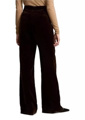 Ralph Lauren: Polo Stretch-Cotton Velvet Wide-Leg Pants