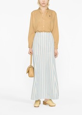 Ralph Lauren: Polo stripe-print maxi skirt