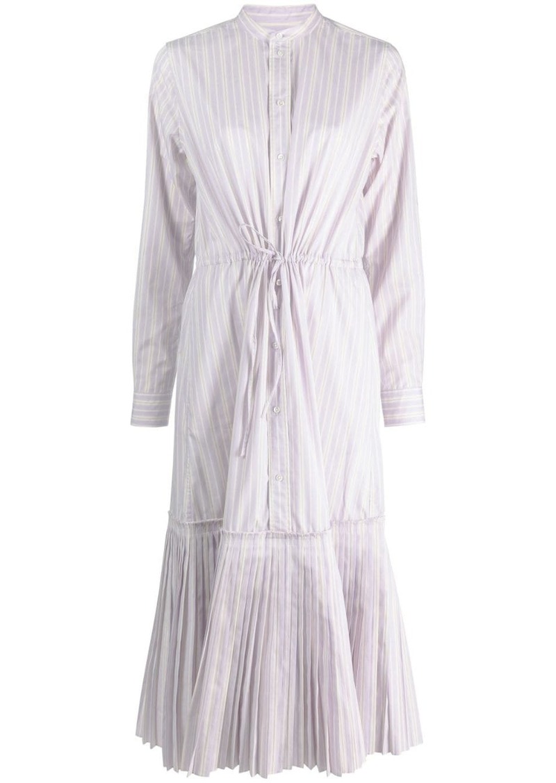 Ralph Lauren: Polo stripe-print midi shirt dress