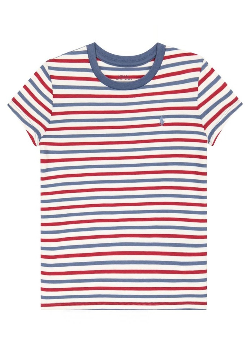 Ralph Lauren: Polo Polo Ralph Lauren Kids Striped cotton jersey T-shirt