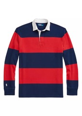 Ralph Lauren Polo Striped Cotton Long-Sleeve Polo Shirt