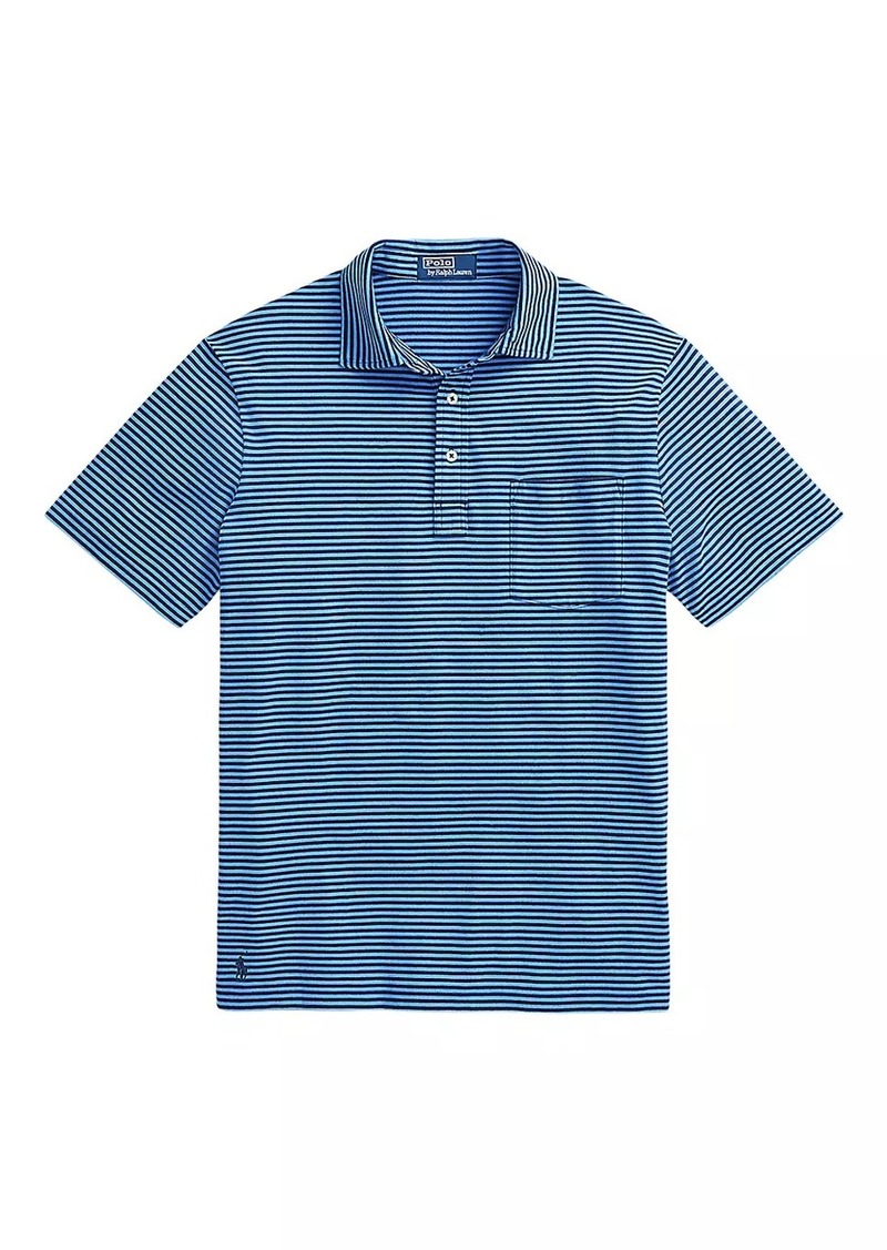 Ralph Lauren Polo Striped Cotton Polo Shirt
