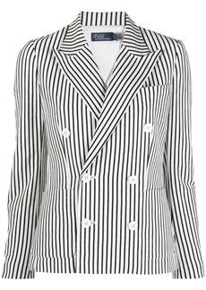 Ralph Lauren: Polo striped double-breasted blazer