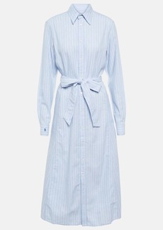 Ralph Lauren: Polo Polo Ralph Lauren Striped linen and cotton shirt dress