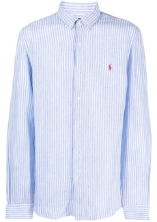 Ralph Lauren Polo striped linen button-down shirt