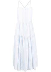 Ralph Lauren: Polo striped linen midi dress