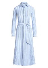 Ralph Lauren: Polo Striped Linen Shirtdress