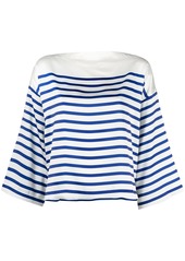 Ralph Lauren: Polo striped satin blouse