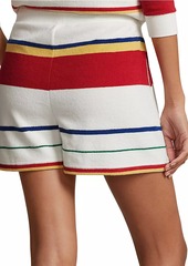 Ralph Lauren: Polo Striped Terry Cotton Shorts