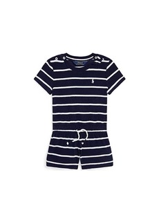 Ralph Lauren: Polo Striped Terry Romper (Toddler)