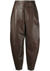 Ralph Lauren: Polo tapered leather trousers