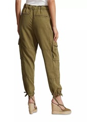 Ralph Lauren: Polo Tapered Linen-Blend Cargo Pants