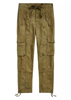 Ralph Lauren: Polo Tapered Linen-Blend Cargo Pants