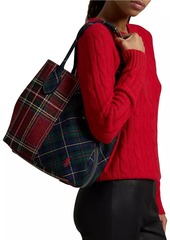 Ralph Lauren: Polo Tartan Patchwork Wool Tote Bag