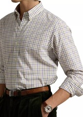 Ralph Lauren Polo Tattersall Poplin Button-Down Shirt