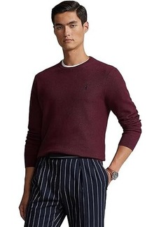 Ralph Lauren Polo Textured Cotton Crew Neck Sweater