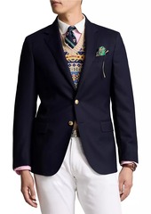 Ralph Lauren Polo The Iconic Doeskin Two-Button Blazer