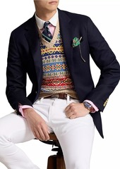 Ralph Lauren Polo The Iconic Doeskin Two-Button Blazer