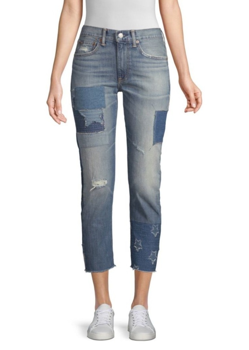 ralph lauren waverly straight crop jeans