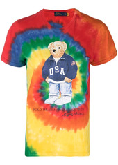 Ralph Lauren: Polo tie-dye teddy-print T-shirt