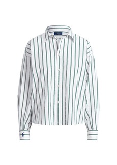 Ralph Lauren: Polo Tiffany Striped Cotton Shirt
