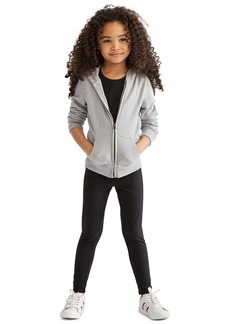 Ralph Lauren: Polo Toddler and Little Girls French Terry Full-Zip Hoodie - Light Grey Heather