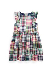 Ralph Lauren: Polo Toddler Girls Patchwork Madras Dress