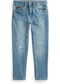 Ralph Lauren: Polo Tompkins Stretch Skinny Fit Jeans in Erly Wash (Toddler/Little Kids)