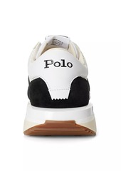 Ralph Lauren Polo Train 89 Leather & Suede Low-Top Sneakers