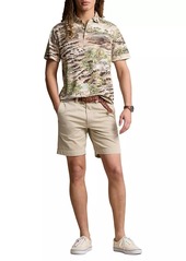 Ralph Lauren Polo Twill Flat-Front Chino Shorts