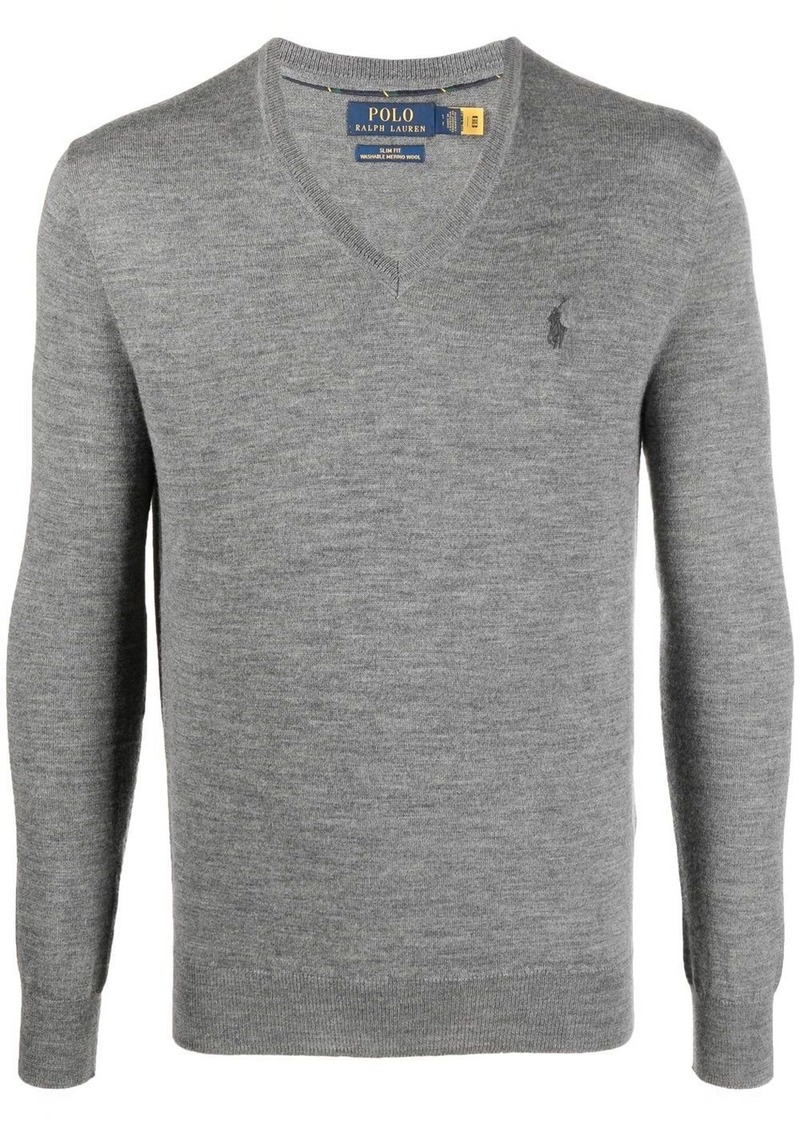 Ralph Lauren Polo V-neck Polo Pony jumper