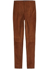 Ralph Lauren: Polo velvet-effect high-waisted leggings